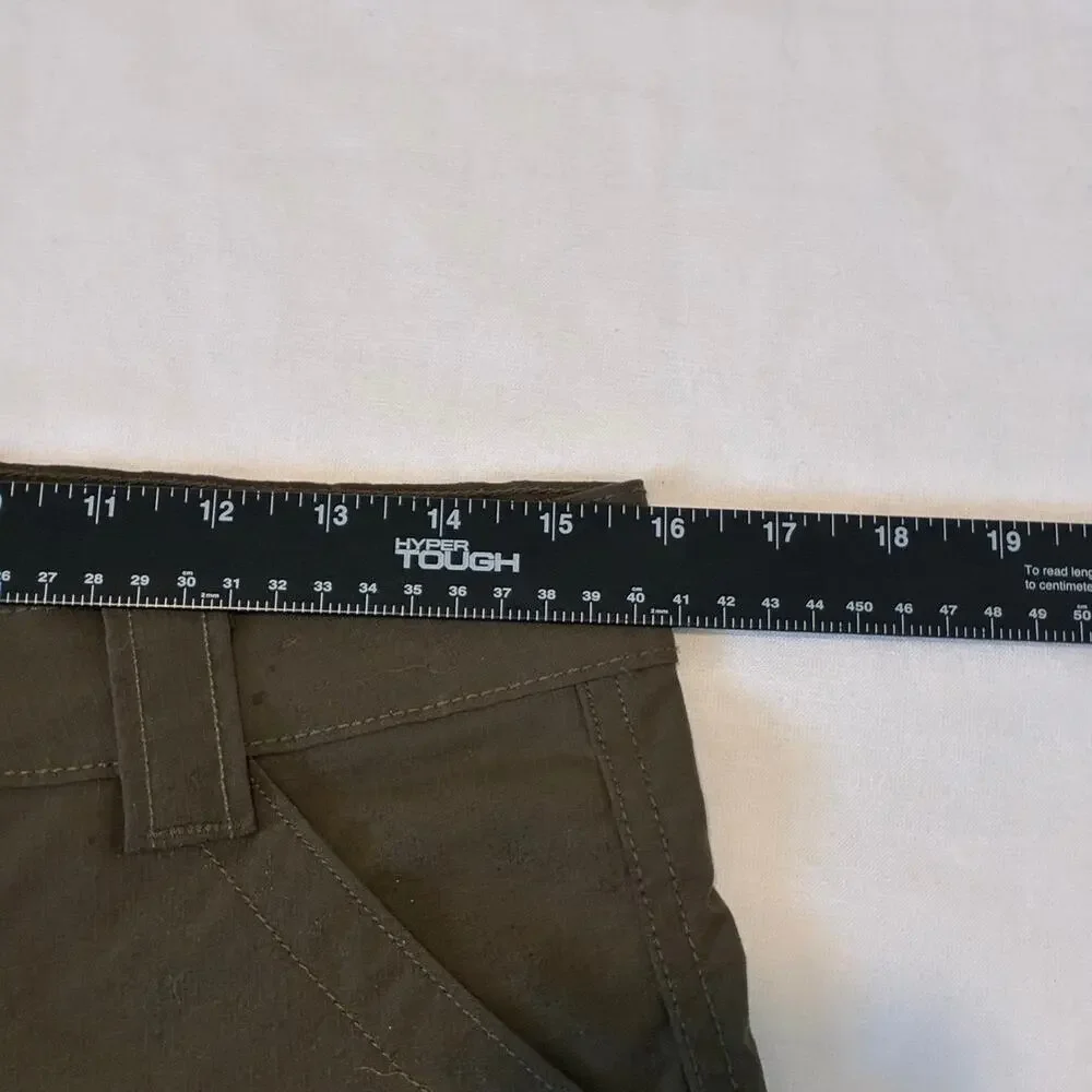 Edgevale Foothill Pant Mens 30x30 Forest Ripstop Hiking Stretch Double Knee USA
